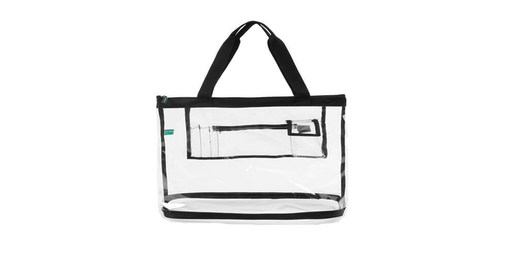 Tips for wearing transparent handbags to work