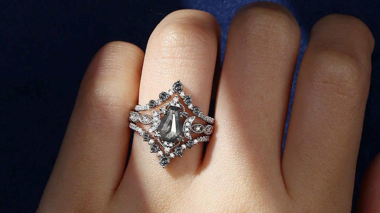 The Magic of StarlandUS Coffin Cut Salt and Pepper Diamonds