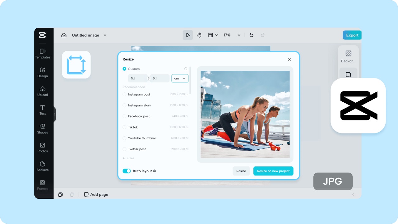 The Use of AI Tools in Resizing JPEG Images for Various Uses
